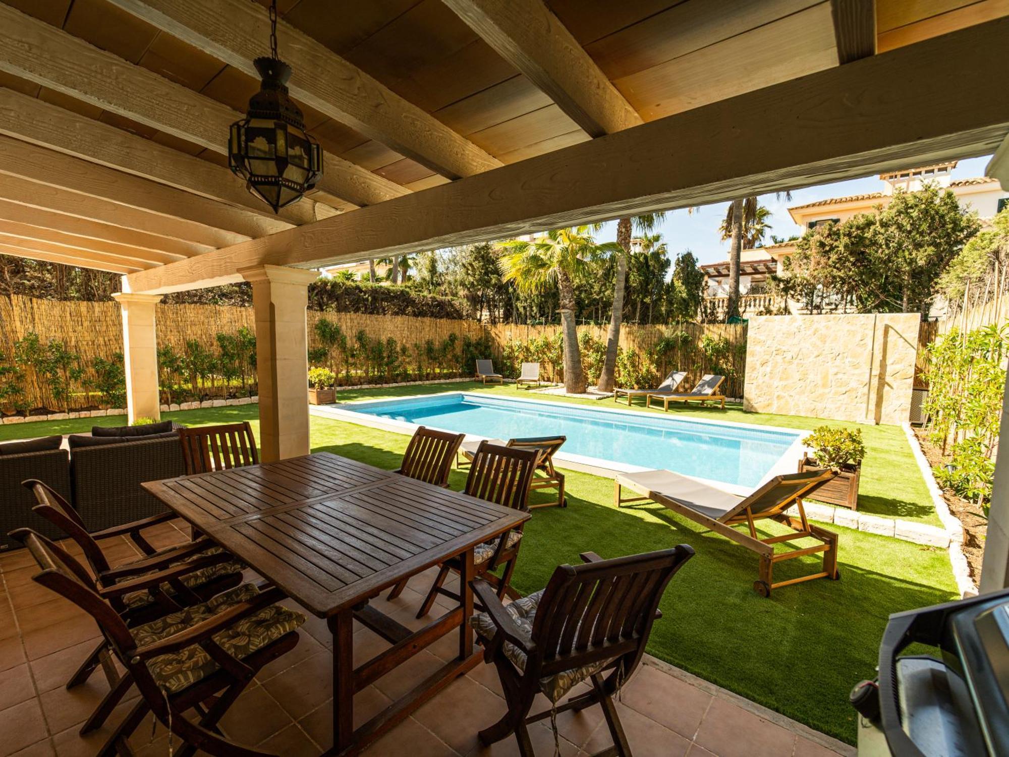 Casa Pinsa - Grosszuegiges Mediterran-Stilvolles Ferienhaus Mit Eigenem Pool In Puig De Ros Llucmajor  Eksteriør bilde