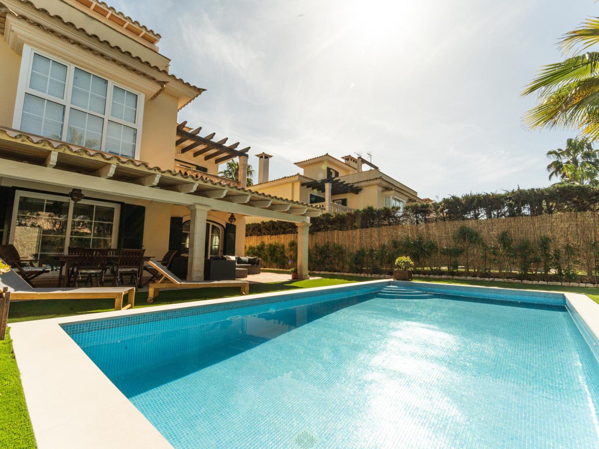 Casa Pinsa - Grosszuegiges Mediterran-Stilvolles Ferienhaus Mit Eigenem Pool In Puig De Ros Llucmajor  Eksteriør bilde