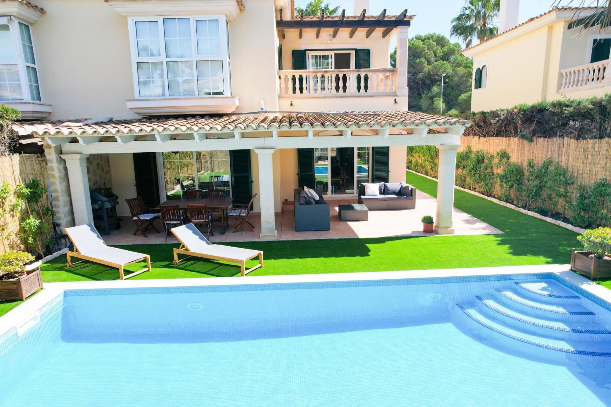 Casa Pinsa - Grosszuegiges Mediterran-Stilvolles Ferienhaus Mit Eigenem Pool In Puig De Ros Llucmajor  Eksteriør bilde